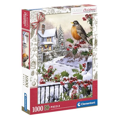 Clementoni - Pz1000: Robin And Holly Bushes - Limolin 