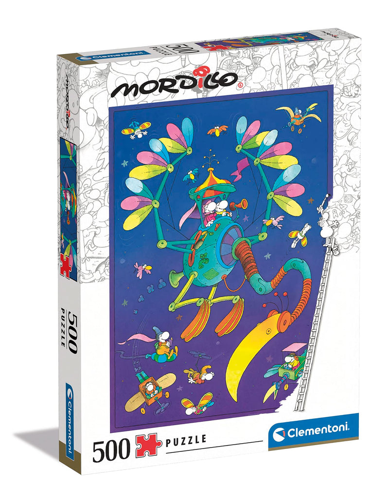 Clementoni - Pz500: Mordillo - Flying Machine - Limolin 