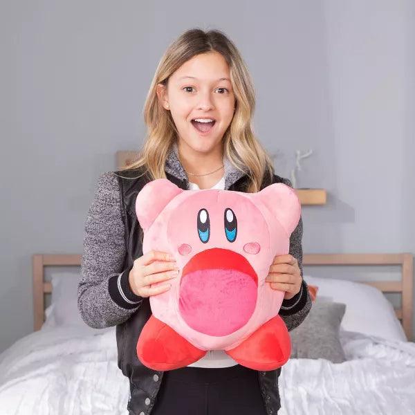 Club Mocchi- Mocchi- Inhaling Kirby Mega Plush Toy, 13 inch - Limolin 