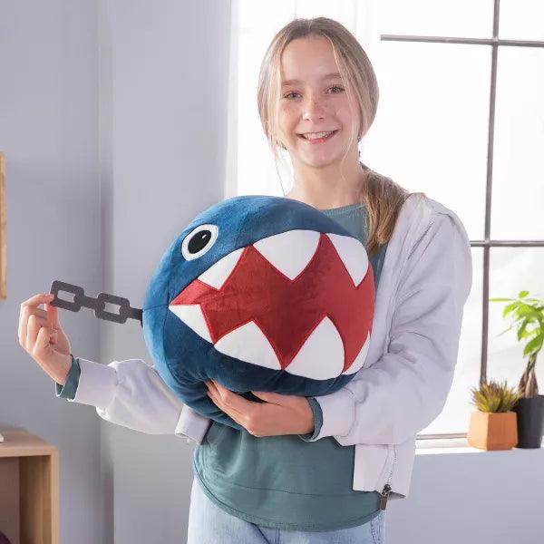 Club Mocchi Mocchi - Super Mario - Chomp - 14-16" Mega Plush - Limolin 
