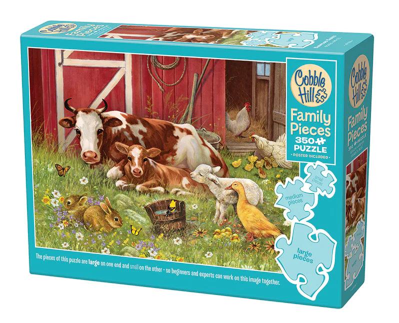Cobble Hill - Barnyard Babies Family 350 Pieces - Limolin 