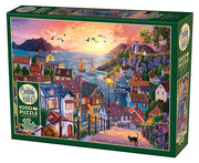 Cobble Hill - Coastal Town at Sunset - Limolin 