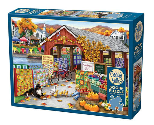 Cobble Hill - Harvest Festival (500-Piece Puzzle) - Limolin 