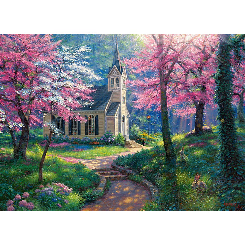 Cobble Hill - Spring's Embrace (500-Piece Puzzle) - Limolin 