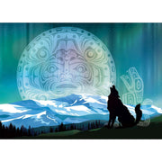 Cobble Hill - Two Wolves (500-Piece Puzzle) - Limolin 
