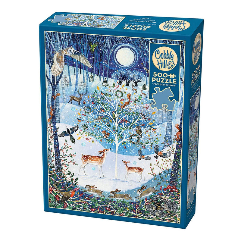 Cobble Hill - Winter Woodland (500-Piece Puzzle) - Limolin 
