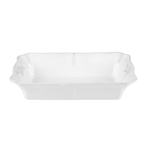 Costa Nova Alentejo white large rectangular baker