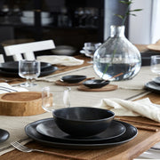Costa Nova - Livia Matte Black Dinner plate - Limolin 
