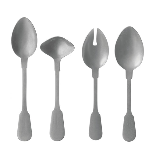 Costa Nova - Saga Matte Stainless Hostess Set 4pc - Limolin 