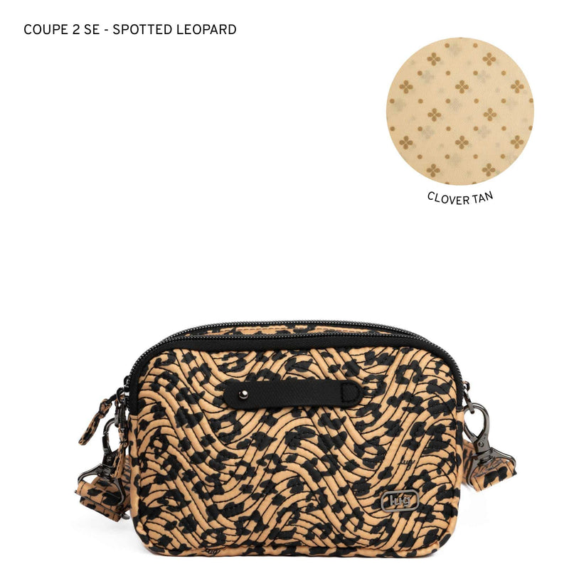 LUG - Coupe SE 2 Convertible Crossbody Bag - SPOTTED LEOPARD - colour view