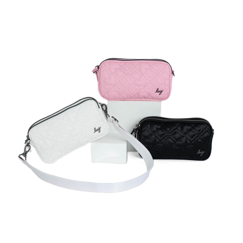 LUG - Coupe XL Love Satin Luxe Convertible Crossbody Bag