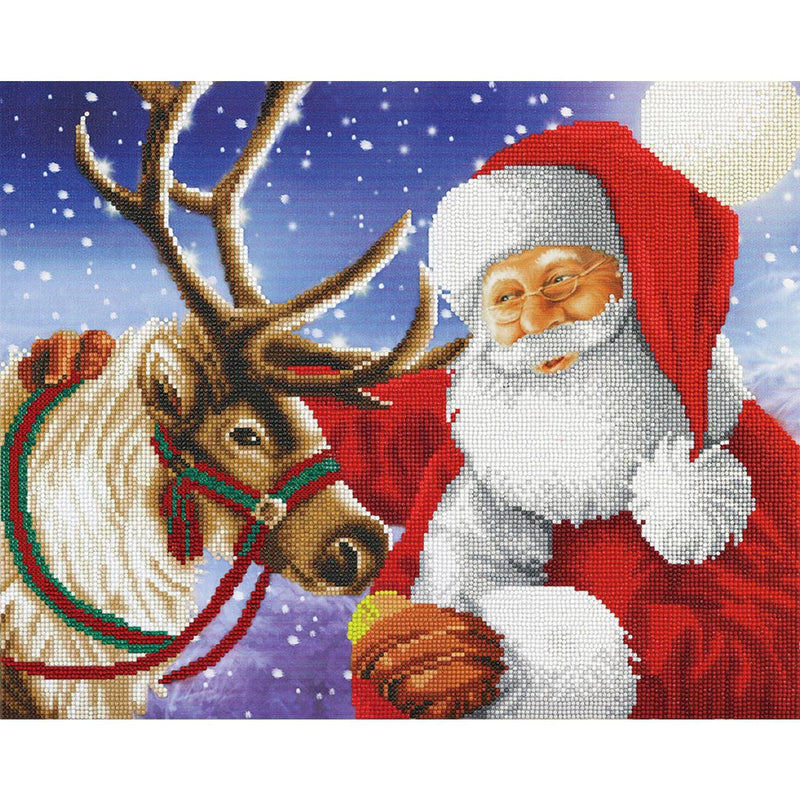 Crystal Art - CA Kit (Large) - Santa's Best Friend - Limolin 