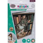 Crystal Art - CA Notebook - Catsin the Library - Limolin 