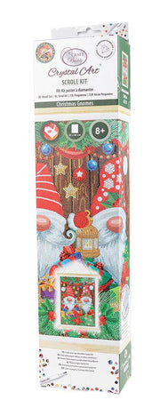 Crystal Art - CA Scroll Kit: Christmas Gnomes - Limolin 