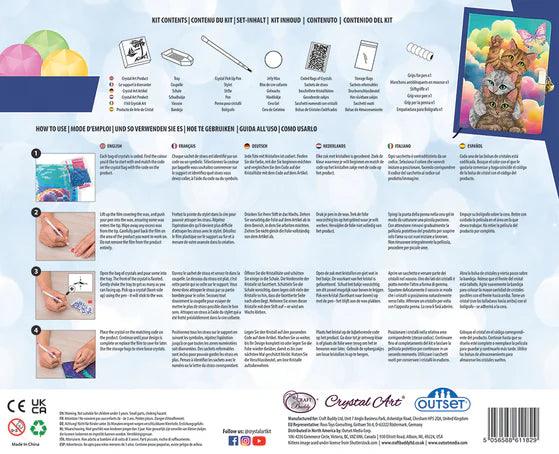 Crystal Art - CA Secret Diary Kit: Kitten Clouds - Limolin 