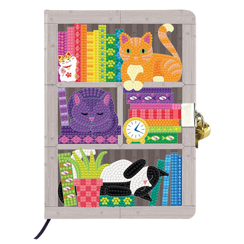 Crystal Art - CA Secret Diary - Rainbow Cat Library - Limolin 