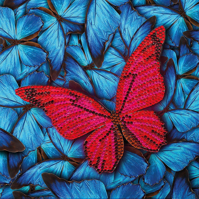 Crystal Art - Card - Butterfly - Limolin 
