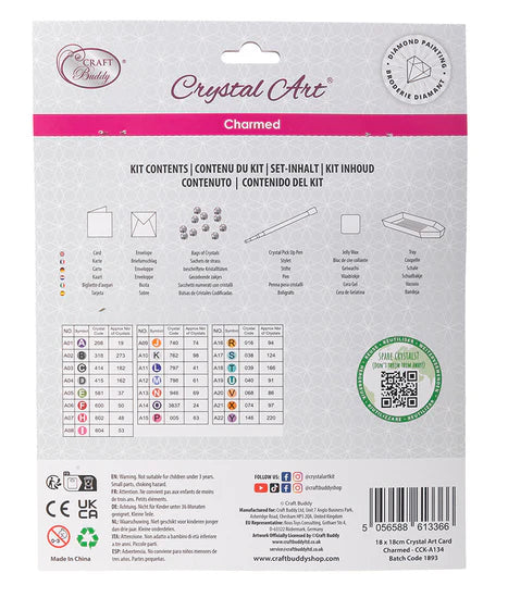 Crystal Art - Card Kit: Charmed - Limolin 