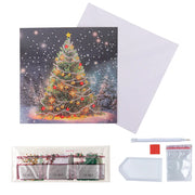 Crystal Art - Card Kit: Festive Fir - Limolin 