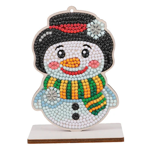 Crystal Art - Ornament: Snowman - Limolin 
