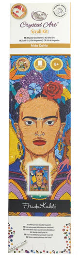 Crystal Art - Scroll Kit: Frida Kahlo - Limolin 