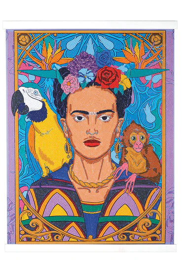 Crystal Art - Scroll Kit: Frida Kahlo - Limolin 