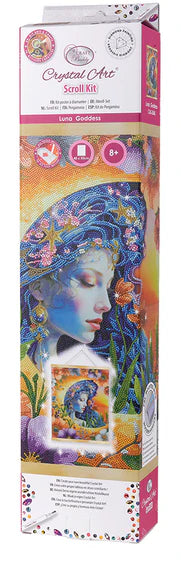 Crystal Art - Scroll Kit: Luna Goddess - Limolin 