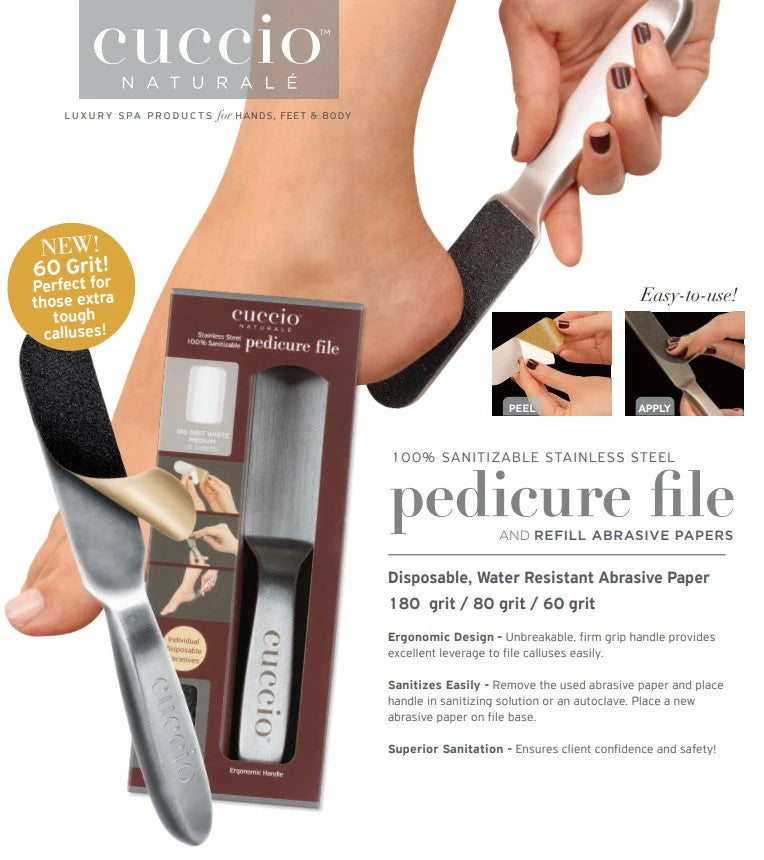 Cuccio - Pedicure File Stainless Steel - Limolin 