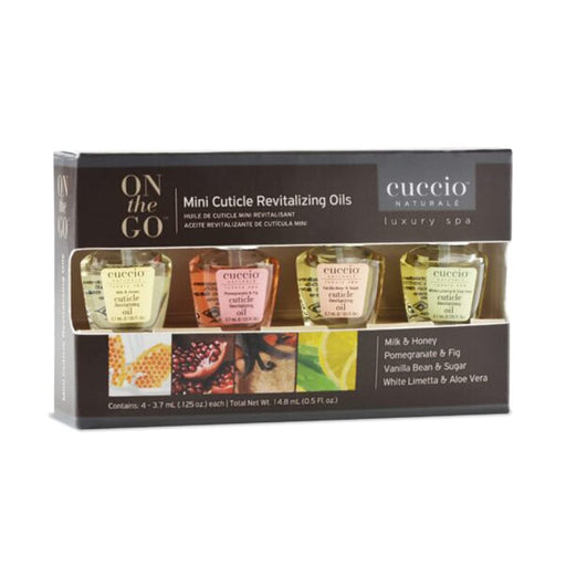 Cuccio - Revitalizing Cuticle Oil-Mini- 4Pc X 0.125oz - Limolin 
