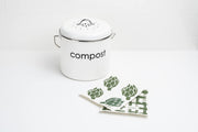 Cuisipro - All Purpose Eco-Cloth, SM 20x17cm Green Stripe/Artichoke 2pk - Limolin 