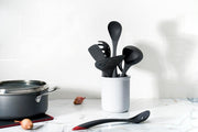 Cuisipro - Fiberglass Slotted Spoon 11.75"/29.8cm Black - Limolin 