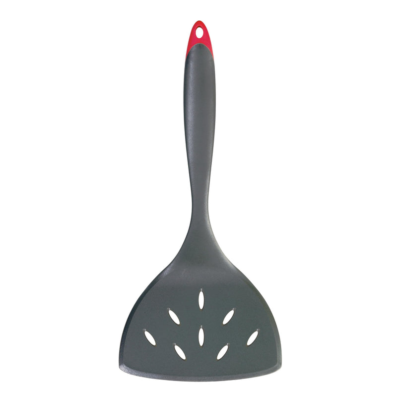 Cuisipro - Fiberglass Wide Turner Perforated 11.25"/28.6cm Black - Limolin 
