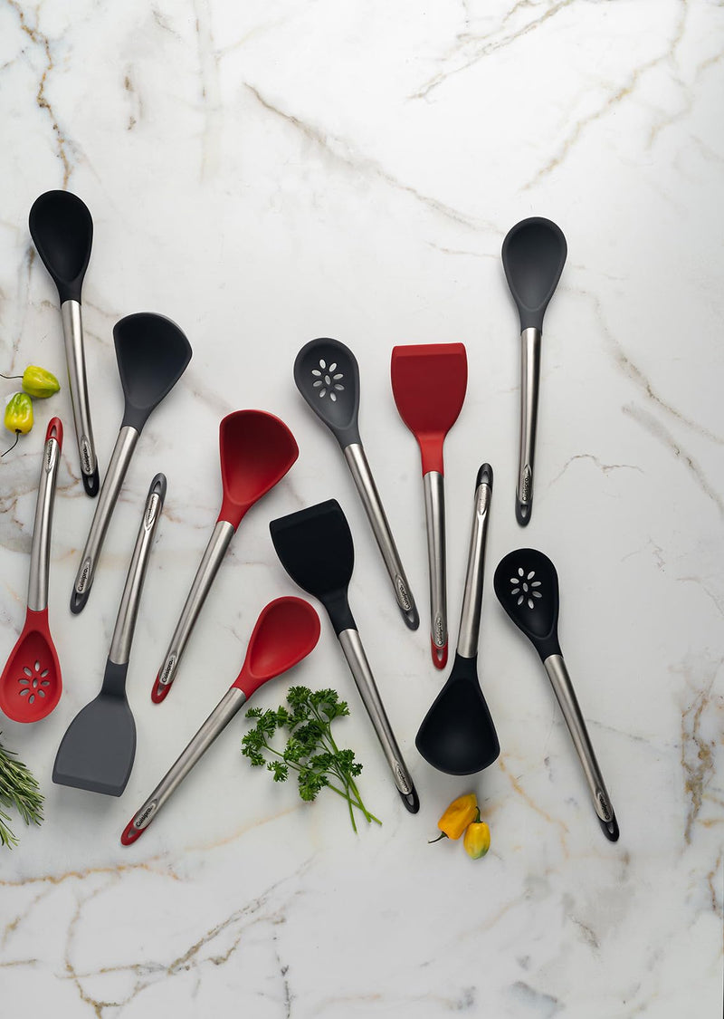 Cuisipro - Silicone Spoon 12"/30.5cm Red (LFGB Silicone) - Limolin 