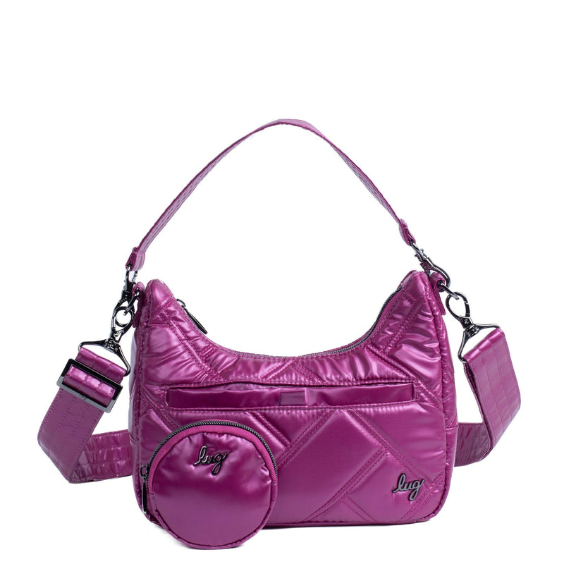 LUG - Curtsy Mini Crossbody Bag - METALLIC ORCHID - colour view