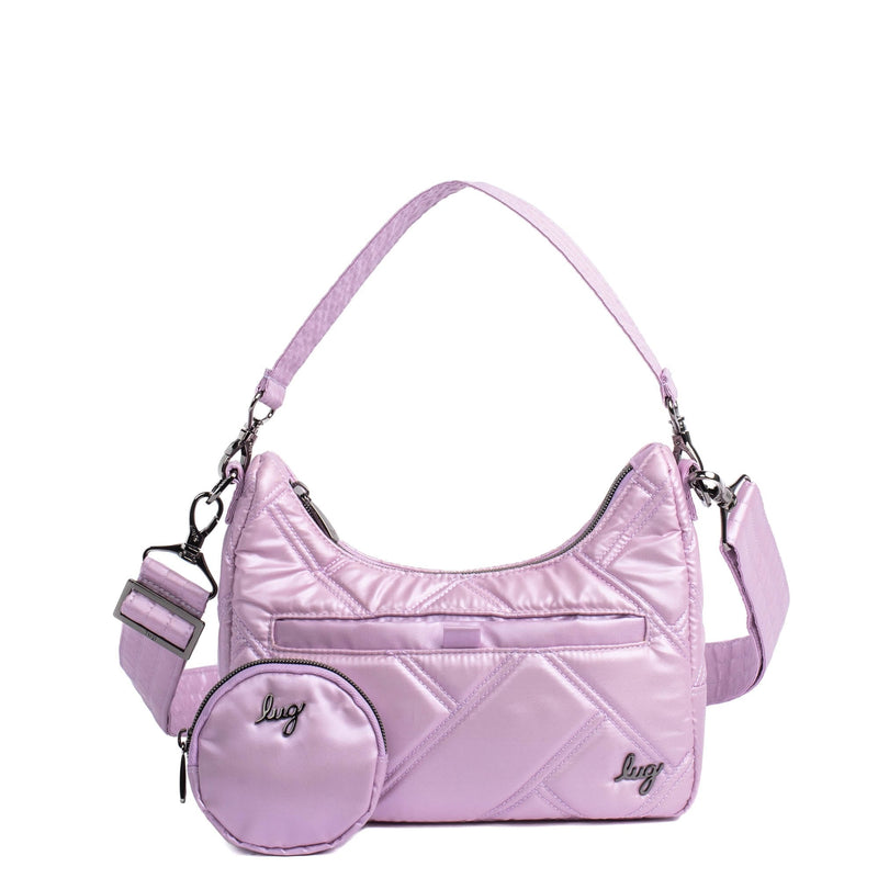 LUG - Curtsy Mini Crossbody Bag - METALLIC SUGARPLUM - colour view