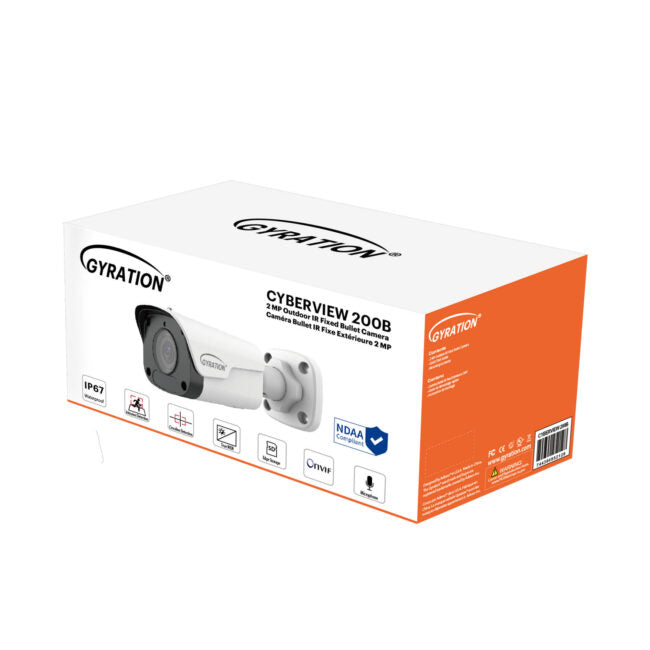 Gyration – Outdoor Network Camera CYBERVIEW 200B 2MP Outdoor IR Fixed Bullet