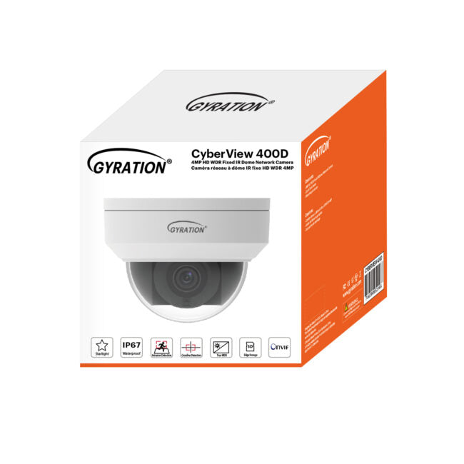 Gyration – Outdoor Network Camera CYBERVIEW 400D 4MP IR Fixed Dome