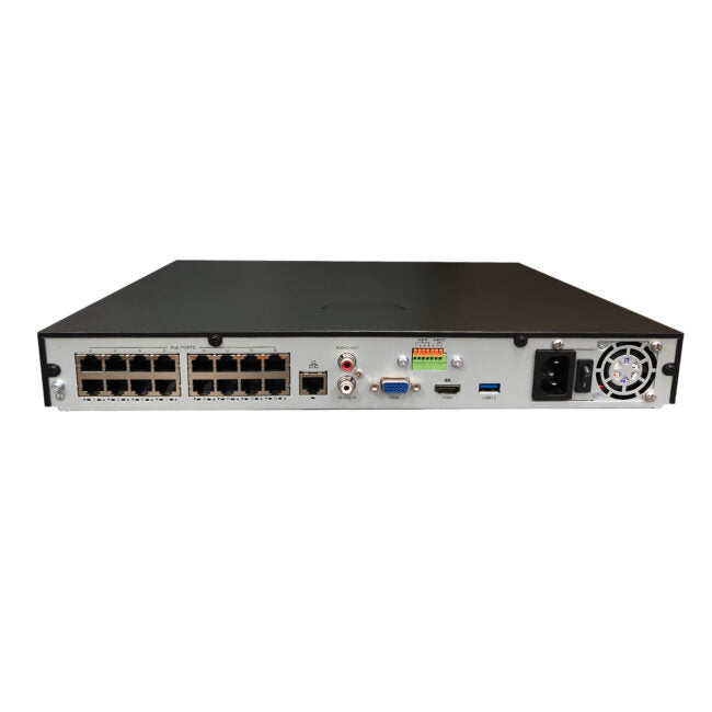 Gyration – Network Video Recorder (NVR) CYBERVIEW N16-TAA with PoE 16-Channel Input - TAA Compliant