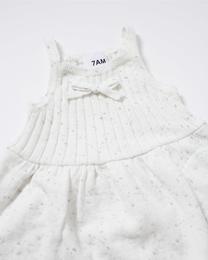 7AM Enfant - Robe Camisole - Côtelée