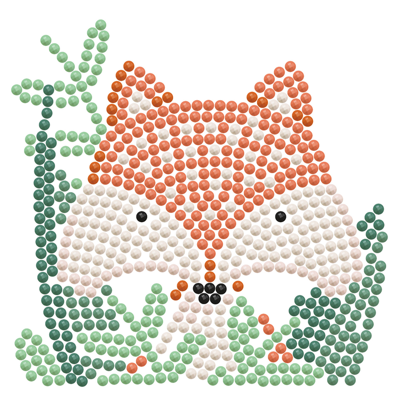 Woodland Fox - Frame Included (3.7" x 3.7" - 9.5cm x 9.5cm)