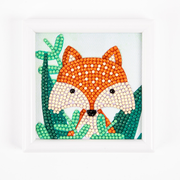Woodland Fox - Frame Included (3.7" x 3.7" - 9.5cm x 9.5cm)