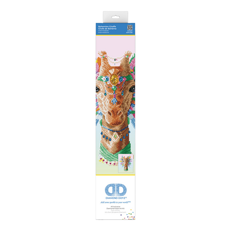 BOHEMIAN GIRAFFE (19.7" x 19.7" - 50cm x 50cm)