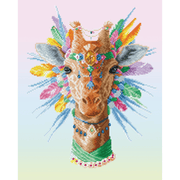 BOHEMIAN GIRAFFE (19.7" x 19.7" - 50cm x 50cm)