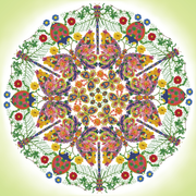 Kaleidoscope Garden 70X70