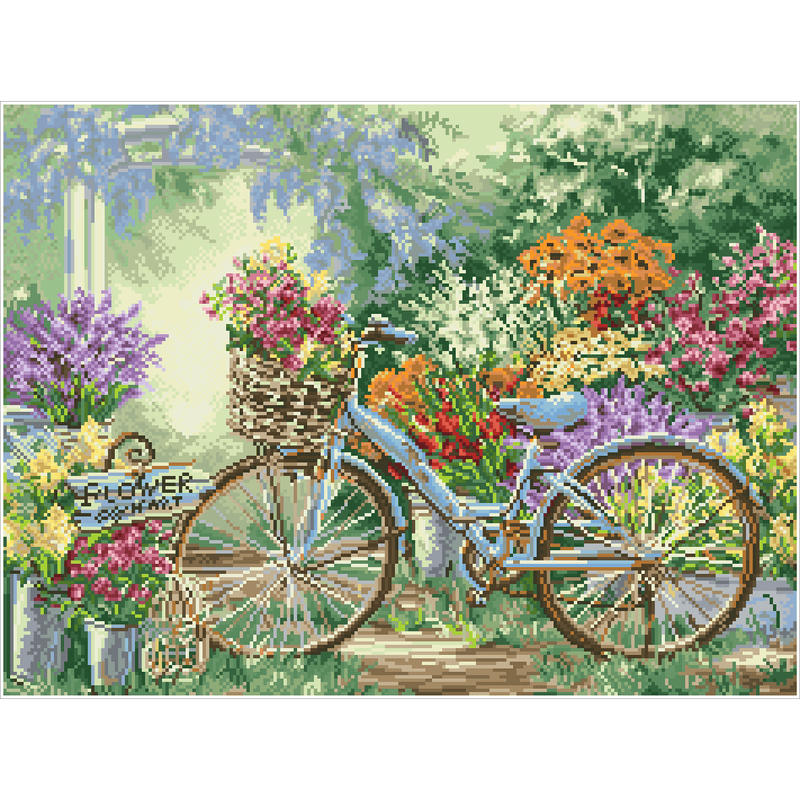 The Flower Mart 75X58
