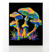 NEON MUSHROOMS (17.1" x 21.1" - 43,5cm x 53,7cm)