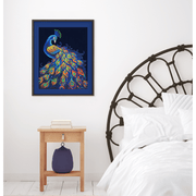 NEON PEACOCK (17.1" x 21.1" - 43,5cm x 53,7cm)