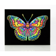 NEON BUTTERFLY (17.1" x 21.1" - 43,5cm x 53,7cm)