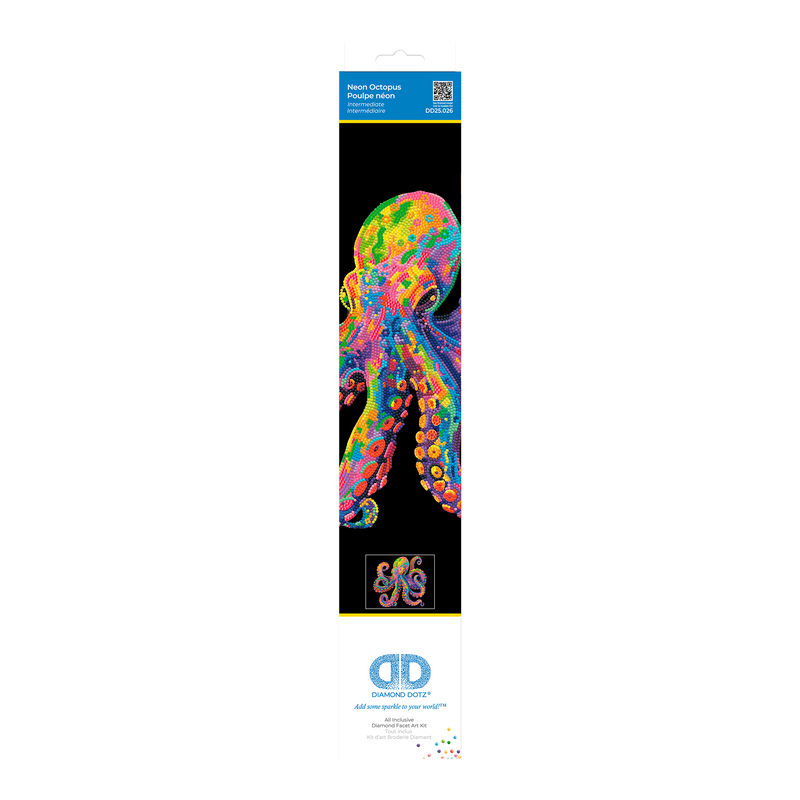 NEON OCTOPUS (17.1" x 21.1" - 43,5cm x 53,7cm)