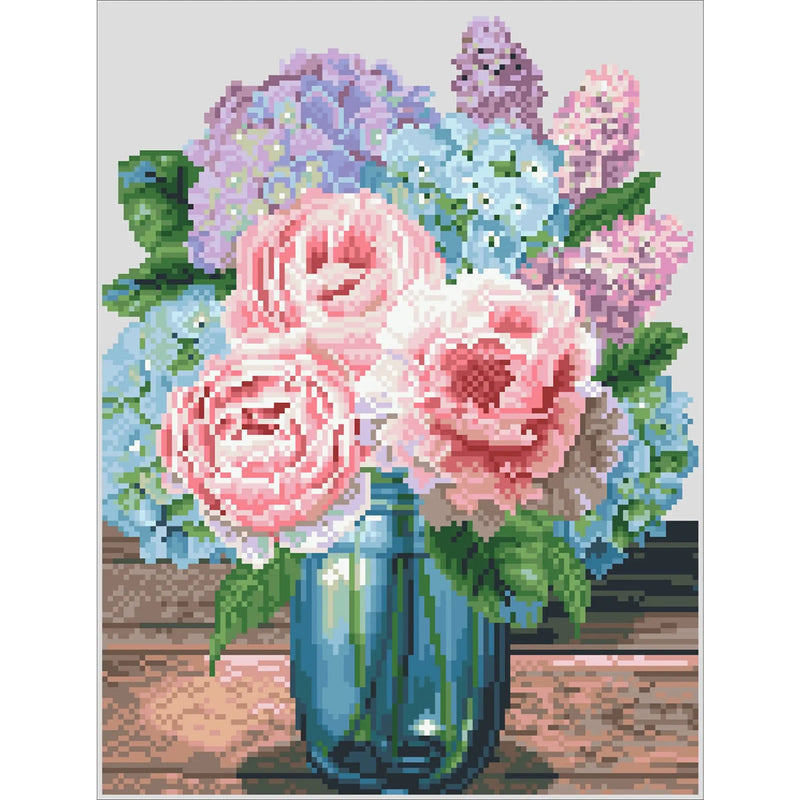 PASTEL BOUQUET (16.4" x 12.45" - 42cm x 32cm)